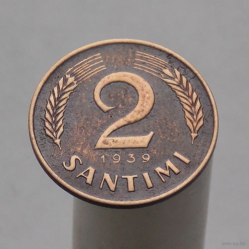 Латвия 2 сантима 1939