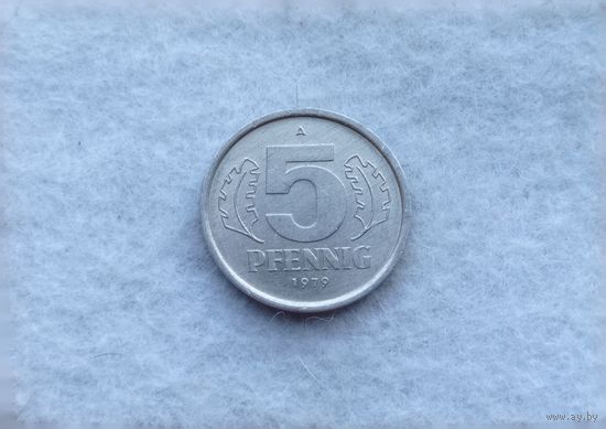 Werty71 Германия ГДР 5 пфеннигов 1979 А