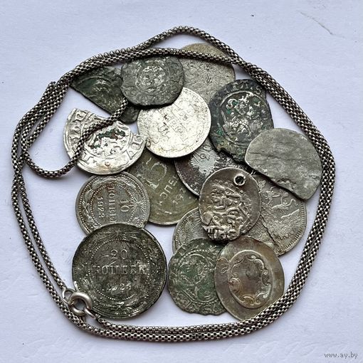 Монеты СЕРЕБРЯНЫЕ РАЗНЫЕ и СЕРЕБРО
