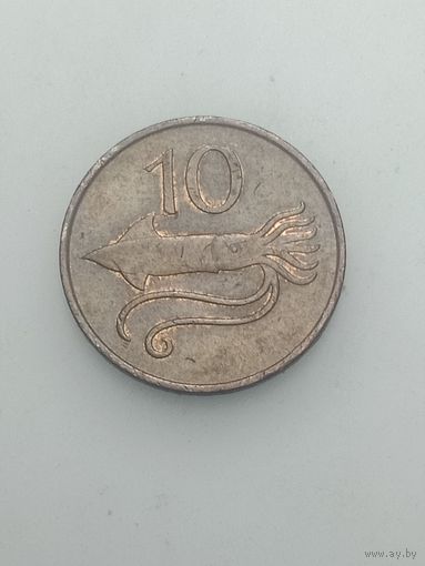 Исландия 10 эйре  1981 года .