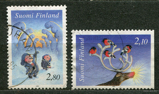 Рождество. Финляндия. 1994. Полная серия 2 марки