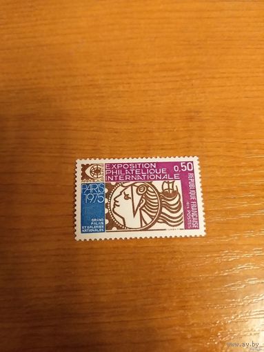 1974 Франция Фил выставка чистая клей MNH** выпускалась одиночкой (2-12)