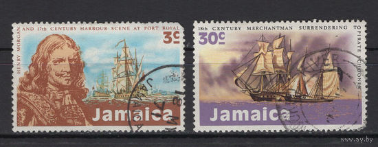 Ямайка 1971 Пират Генри Морган, Пиратская шхуна Used