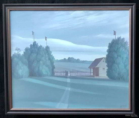 Батальонок Е.Е."Лунная ночь", 2020г.Х/М, 50х60 см.