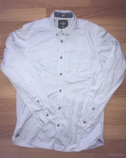 Рубашка голубая H&M мужская