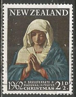 Новая Зеландия. Рождество. 1962г. Mi#424.