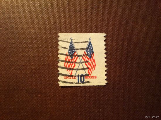 США 1973 г.Флаги с 50 звездами и 13 звездами./16а/