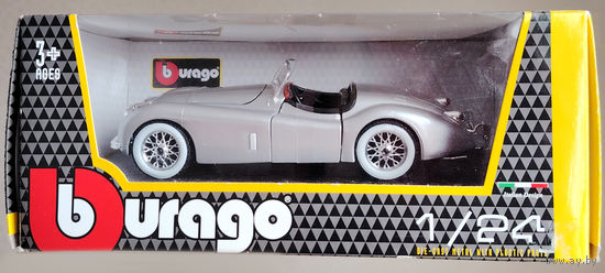 Burago модель автомобиля Jaguar XK 120 roadster
