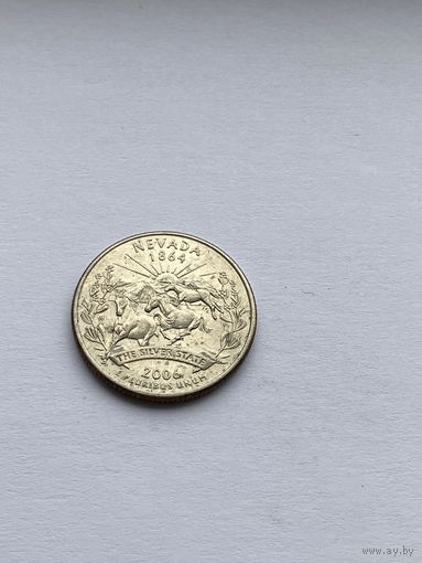 25 центов 2006 г. Невада, США