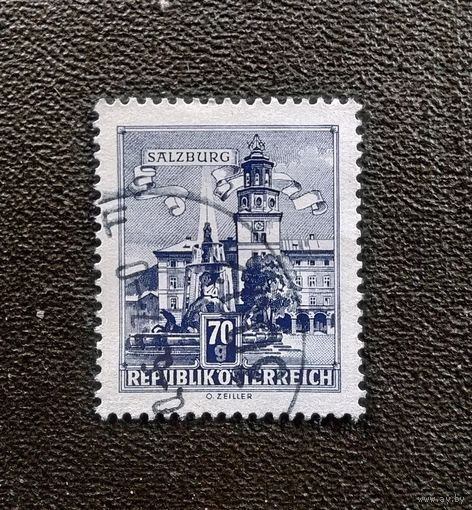 Марка Австрия 1962 год Архитектура