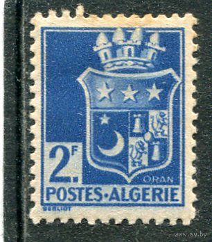 Французский Алжир. Стандарт. Герб города Оран.  2фр. Зуб.12