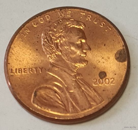 США 1 цент 2002