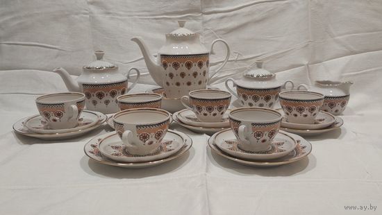 Сервиз чайный  рижский на 6 персон. Винтаж.