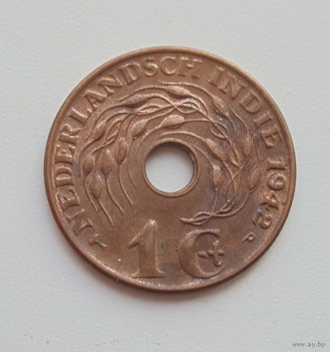 Нидерландская Индия 1 цент 1942 год