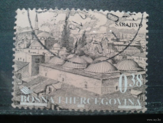 Босния и Герцеговина, 1998. Городской пейзаж. Сараево