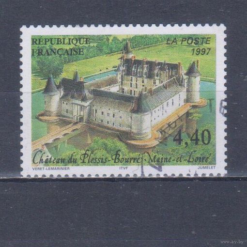 [1795] Франция 1997. Культура.Архитектура.Замок. Одиночный выпуск. Гашеная марка.