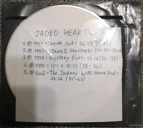 CD MP3 дискография JADED HEART - 2 CD