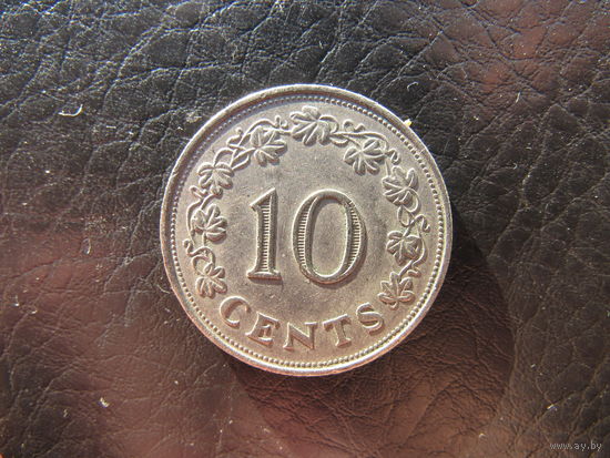 Мальта. 10 центов.1972. С 20 копеек. Распродажа коллекции. Смотрите другие лоты.