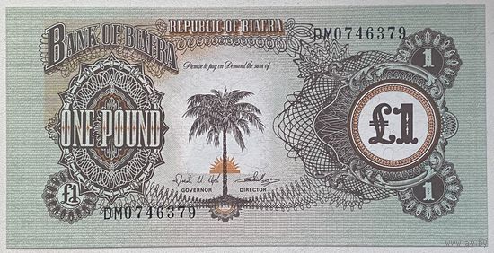 Биафра 1 фунт 1968 - 1969 гг.