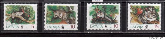 Латвия-1994 (Мих.378-381)  ** , Фауна