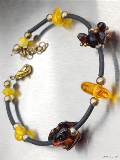 Браслет. Янтарь.