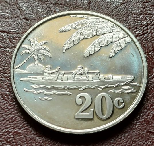 Токелау 20 центов, 2012   С РУБЛЯ