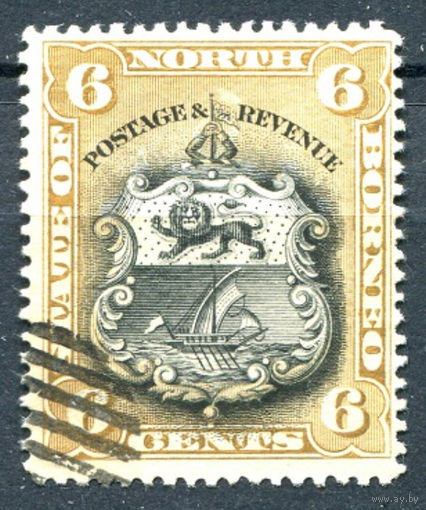 1894 Северное Борнео  Герб колонии Британские колонии  гашеная (SG 73)