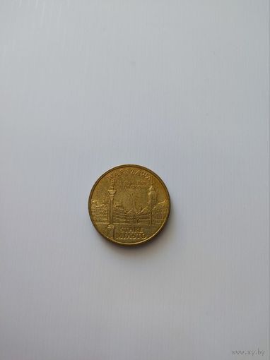 Монета памятная юбилейная Польша 2 злотых 2010 Варшава Старе Място