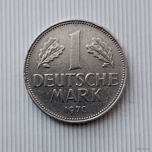 1 марка 1970 года(G) Германия. Федеративная республика. Достойный сохран!