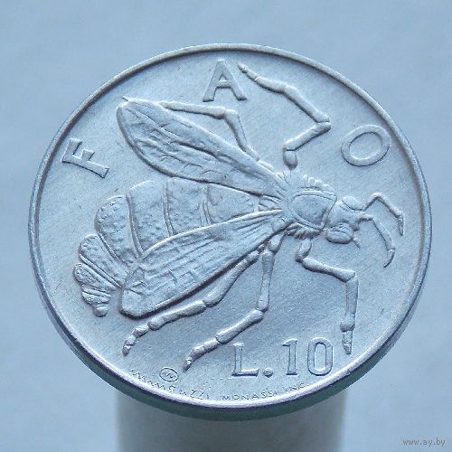 Сан-Марино 10 лир 1974 серия FAO
