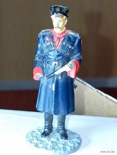 Солдат . Казачьи части 1943 - 1945 г. Металл , 6 см .