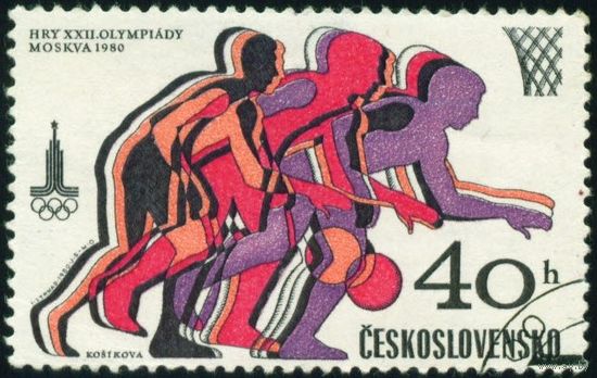 XXII летние Олимпийские игры Чехословакия 1980 год 1 марка