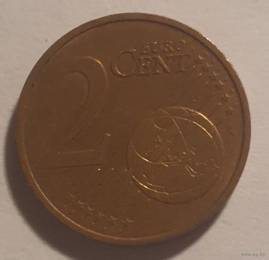 Франция 1999 2 евро цента