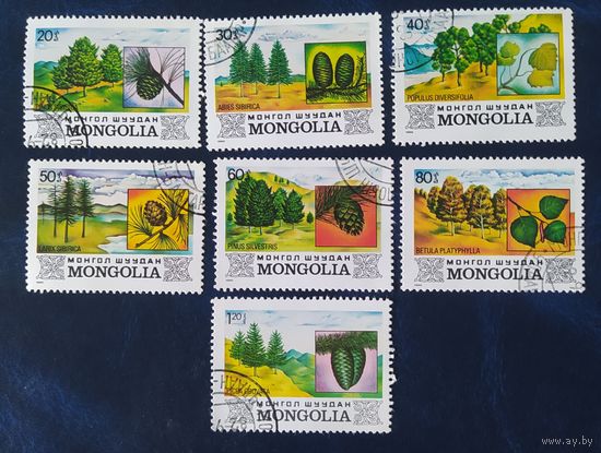 Монголия 1982 деревья .