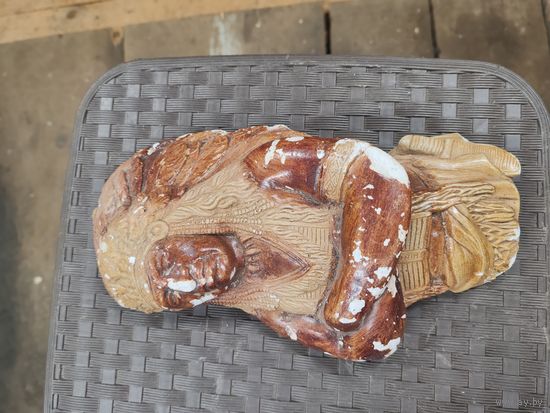 Барельеф Индеец, гипсовое