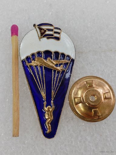 Знак Куба. Парашютист ВДВ. тяжёлый, винт