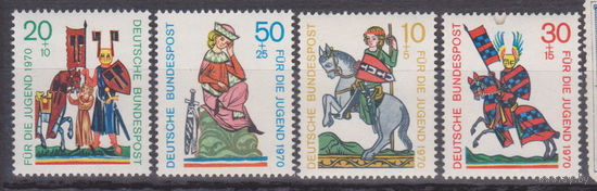 Лошади всадники фауна герб искусство Миннезингеры Лихтенштейн 1963 год Лот 5 ПОЛНАЯ СЕРИЯ МЕНЕЕЕ 30 % от каталога по курсу 3 р
