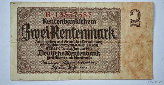 1937 год  Германия 2 марки