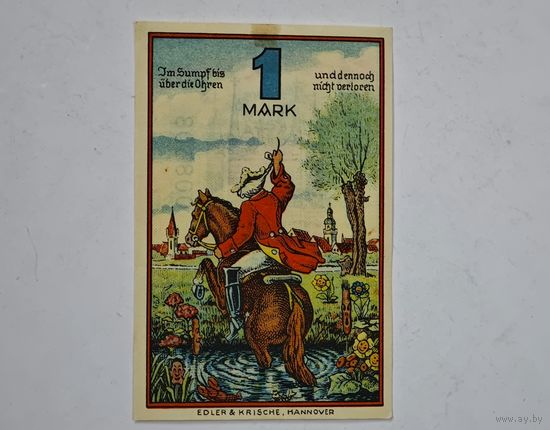 1920 год 1 марка Германия нотгельд