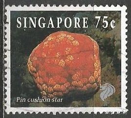 Сингапур. Молюск Морская звезда. 1994г. Mi#717.