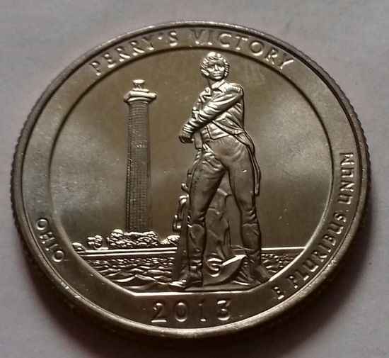 25 центов, квотер США, Мемориал мира, штат Огайо, D