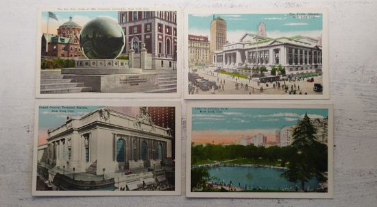 Нью-Йорк. США. Чистые. 1930-е. ОДНИМ ЛОТОМ