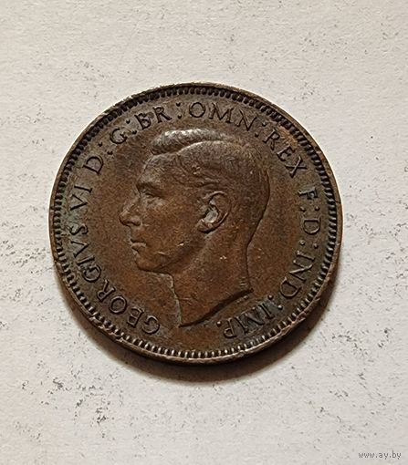Великобритания 1 фартинг, 1948