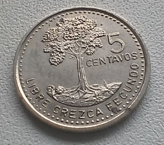 Гватемала 5 сентаво, 1997  3-14-14