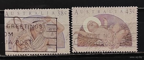 АВСТРАЛИЯ 1991г. Гаш. Рождество