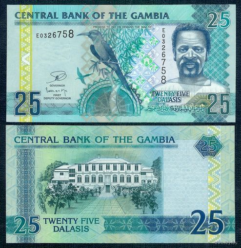 Гамбия 25 даласи 2006-2013 год, UNC