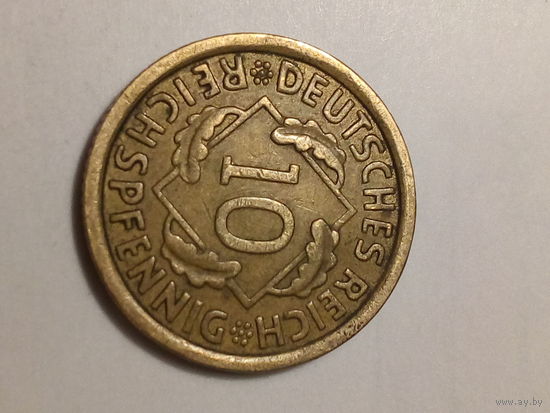 10 пфеннигов Германия 1935 J год