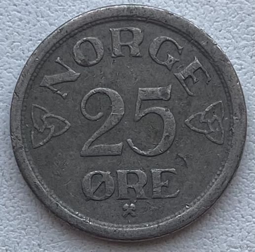 Норвегия 25 эре 1957 г.