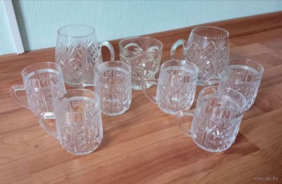 Бокалы с ручкой мини сборный лот