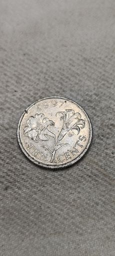 Бермуды 10 цент 1997